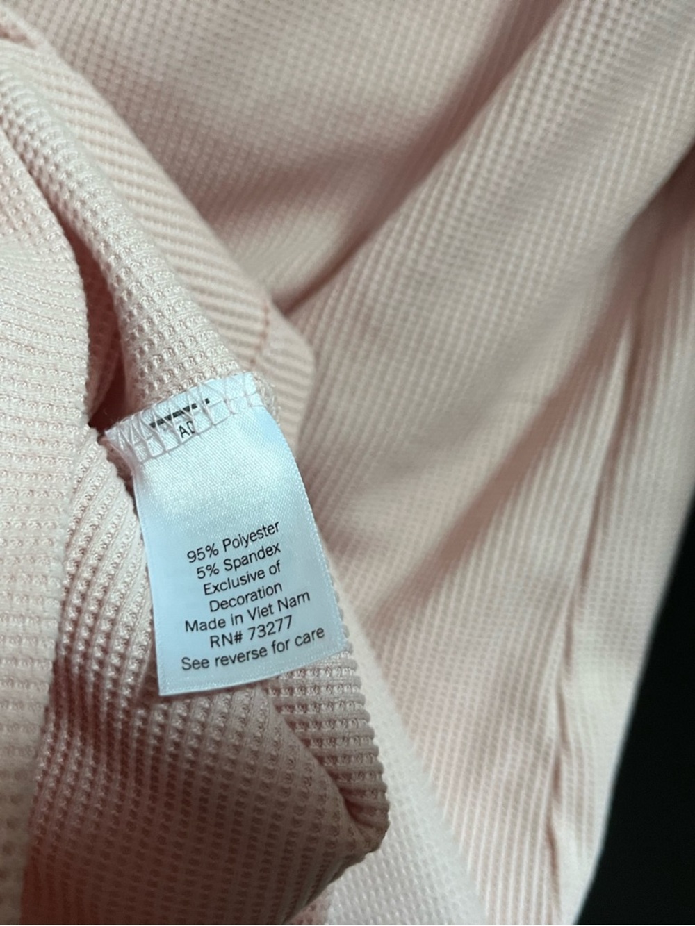 LC Lauren Conrad Dusty Rose Ribbed Knit Top - Picture 6 of 6